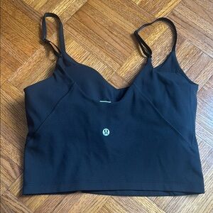 lululemon athletica Black Sports Bra with Logo